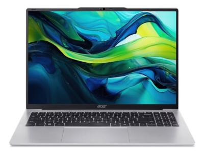 Лаптоп Acer Aspire Lite 16, AL16-52P-50A8, i5 1334U (up to 4.60GHz, 12MB), 16" WUXGA (1920 x 1200)IPS, 1*16GB DDR5 4800MHz (1 slot free), 512GB PCIe NVMe SSD, Intel Iris Xe Graphics, 2.0MP FHD Cam, Wi-Fi 6AX201+BT 5.1, No OS, Silver