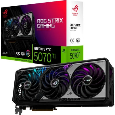 Видео карта Asus ROG Strix GeForce RTX 5070 Ti 16GB GDDR7 OC