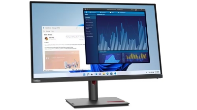 Монитор Lenovo ThinkVision T27p-30 27", IPS, WLED, AG, 4ms, 350 cd/m?, 1300:1, 3840x2160, 60Hz, Tilt, Swivel, Pivot, Height Adjust Stand, 4x USB 3.2, 1x USB-C, HDMI, DP, RJ45