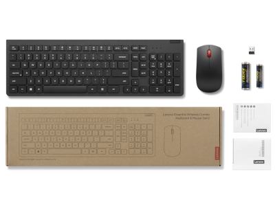 Комплект Lenovo Essential Wireless Keyboard and Mouse Combo Gen2 Bulgarian