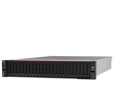 Сървър Lenovo ThinkSystem SR650 V3, Xeon Silver 4510 (12C 2.4GHz 30MB Cache/150W), 32GB (1x32GB, 4800MHz 1Rx4 DDR5 RDIMM), 8 SAS/SATA, 9350-8i, 1x1100W Titanium, 5 Standard Fans, XCC2 Platinum, Toolless V2 Rails
