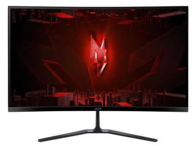 Монитор Acer Nitro ED270Zbmiipx, 27'' FHD (1920x1080) VA, Curved 1500R, ZeroFrame, 280Hz, 1ms (VRB), HDR10, 250nits, FreeSync Premium, 2xHDMI,Speakers, DP, Audio Out, VisionCare, Energy Class E, Black, 2Y