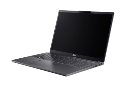 Лаптоп Acer Aspire 16, A16-71M-713S,Intel Core Ultra 7 155U (up to 4.80GHz, 12MB), 16" WUXGA (1920x1200) IPS, 1*16GB DDR5 4600MHz, 512GB PCIe NVMe SSD, Intel UMA, FHD Cam,WiFi 6E, BT 6E, Backlit Kbd, No OS, Steel Gray
