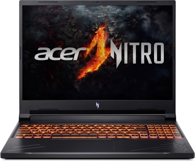Лаптоп Acer Nitro 16, ANV16-71-71N0, Intel Core i7-14650HX (up to 5.2GHz, 30MB), 16" WUXGA (1920x1200)IPS, 165Hz, 16GB DDR5(1 slot free), 1024GB PCIe NVMe SSD, GeForce RTX 4060 8GB GDDR6, Wi-Fi 6 AX201+BT5.1, Killer E2650, HD Cam, KB Backlight, No OS, Bla