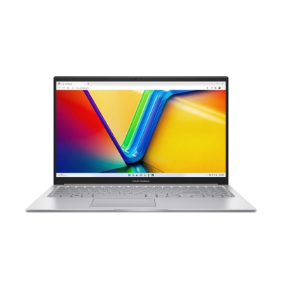 Лаптоп Asus Vivobook X1504VA-BQ1400,Intel i7-1355U 1.7 GHz (12MB Cache, up to 5.0 GHz),15.6"FHD (1920x1080) ,16GB DDR4 (8 on bd) 1TB SSDG4,Intel Iris X Graphics, No OS, Cool Silver