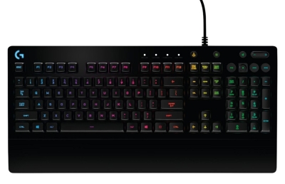 Клавиатура Logitech G213 Prodigy Gaming Keyboard, Lightsync, Spill Resistant, Palm Rest, Media Controls, Black