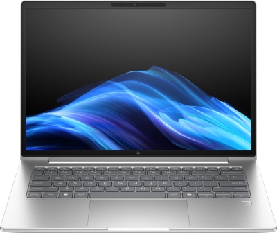 Лаптоп HP EliteBook 6 G1i AI 14" Pike Silver, Ultra 7-255U(up to 5.2GH/12MB/12C), 14"  WUXGA AG 300nits, 16GB 5600Mhz 1DIMM, 512MB PCIe SSD, WiFi 7 + BT 5.4, FPR, Smart Card Reader, Backlit Kbd, 3C Batt, Win 11 Pro, 3Y Offsite