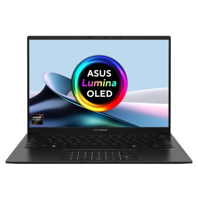 Лаптоп Asus Zenbook UM3406KA-QD024, Ryzen AI 7 350 2.0GHz (24MB Cache, up to 5.0GHz, 8 cores, 16 Threads  up to 50TOPS, 14 " OLED , (1920 x 1200) , 16GB LPDDR5X (on bnd),1TB  SSD, No OS, Jade Black