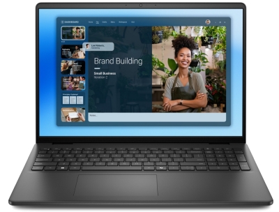 Лаптоп Dell 16 DC16250, Intel Core 7 150U (10 cores, up to 5.4 GHz), 16.0" FHD+(1920x1200) Touch 300nits, 16GB, 2x8GB, DDR5, 5200 MT/s, 1TB M.2 PCIe, Intel Graphics, Cam, FPR, Wi-Fi 6, Backlit Kb, Ubuntu, Carbon Black, 3Y PS