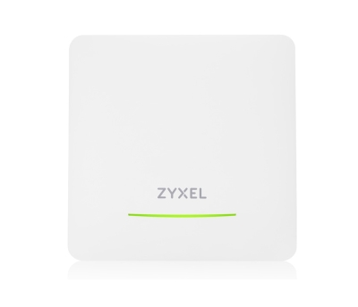 Аксес-пойнт ZyXEL NWA90BEPRO, BE6500, (2.4GHz: 2x2:2, 5GHz or 6GHz: 2x2:2) MU-MIMO, Dual Radio 2.4 and 5 or 6GHz, 1 x 2.5G LAN Ports, PoE+ (802.3at), Standalone/Nebula Cloud Including Power Adapter