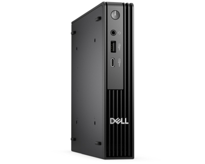 Настолен компютър Dell Pro Micro QCM1250, Intel Core Ultra 5 235T (13 TOPS NPU, 14 cores, up to 5.0GHz), 16 GB: 1 x 16 GB, DDR5, up to 5600 MT/s, 512GB SSD, Integrated Graphics, Wi-Fi 6E, Bulgarian Keyboard&Mouse, 90W, Win 11Pro, 3Y PS