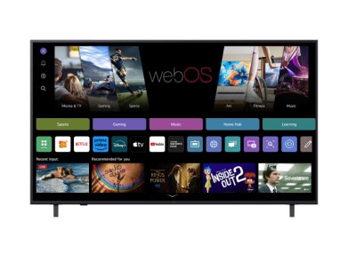 Телевизор LG 65UA74003LB, 65" 4K UltraHD TV 4K (3840x2160), DVB-T2/C/S2, webOS 25 Smart, ThinQ AI, Alpha 7 AI Processor, WiFi, HDR10 pro, HLG, ALLM/HGiG, 4K Upscaling, AI Sound pro, Multiple View, HDMI eARC, LAN, USB, Bluetooth, Google Cast, 2 Pole Stand,