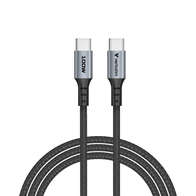 Кабел Verbatim Sync & Charge USB-C to USB-C 100W 120 cm