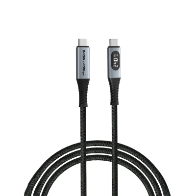 Кабел Verbatim Sync & Charge USB-C to USB-C 240W 40 Gbps Display 120 cm
