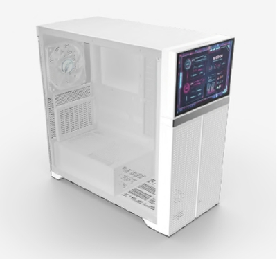 Кутия за компютър Valkyrie VK02 LCD White