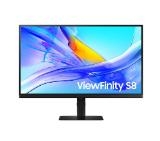Монитор Samsung 27D800  27" VA LED, 3840x2160 PBP, PIP, USB-C 90W, USB 3.0, DP, HDMI Black