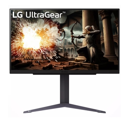 Монитор LG 27GS75Q-B, UltraGear 27" IPS, AG, 1ms GtG, 180 Hz (up to 200 Hz), 1000:1, 300cd/m2, QHD 2560x1440, HDR 10, sRGB 99%, AMD FreeSync, G-SYNC Compatible, HDMI, DisplayPort, Headphone Out, Reader mode, Black Stabilizer, Tilt, Height Adjustable, Pivo