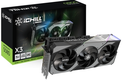 Видео карта Inno3D GeForce RTX 5080 16GB GDDR7 iChill X3