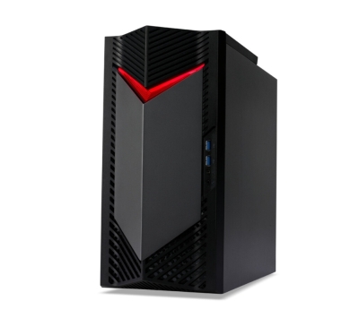 Настолен компютър Acer Nitro N50-130, AMD Ryzen 5 7600, 32GB DDR5 4800MHz (2*16GB), 1024GB SSD PCI-e+1*M.2 free, NVIDIA GeForce RTX 4060 8GB GDDR6, No DVD, 5*USB 3.2 Type-C, 2*USB 2.0, Mic.&Audio jacks,RG-45,GLAN,Wi-Fi AX/6E&BT 5.0, 500W, No OS + Acer Nit