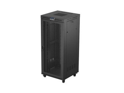 Комуникационен шкаф Lanberg rack cabinet 19" free-standing 37U/600X800 (FLAT PACK) with mesh door LCD black