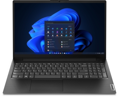Лаптоп Lenovo V15 G4 AMD Ryzen 7 7730U (up to 4.5GHz, 16MB), 16GB (8+8) DDR4-3200, 512GB SSD, 15.6" FHD (1920x1080) IPS AG, AMD Radeon Graphics, WLAN, BT, HD 720p Cam, 2 cell, Black, DOS, 3Y CCI