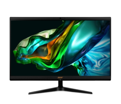 Настолен компютър - всичко в едно Acer Aspire C24-1800 23.8" FHD AiO, Intel Core i5-1334U (up to 4.60GHz, 12MB), 1*16GB DDR4, 1024GB SSD+ Free 2.5" slot, no DVD, Intel Iris Xe Graphics, HDMI out, 3xUSB 3.2/ 2.0, Type-C, RJ-45, WiFi AX & BT, 5MPCam+mic., K