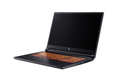 Лаптоп Acer Nitro V17, ANV17-41-R6Q7, AMD Ryzen R7 260 AI ( up to 5.1GHz, 16MB), 17.3" FHD(1920x1080)IPS 144Hz, 1*16GB DDR5 (1 slot free), 1024GB PCIe NVMe SSD, NVIDIA GeForce RTX 4050 6GB GDDR6, Wi-Fi AX, BT, No OS, Black