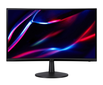 Монитор Acer Nitro ED240QS3bmiipx, 23.6" Curved 1500R, VA, Anti-Glare, FHD 1920x1080, ZeroFrame, FreeSync Premium, 180Hz, 1ms, 100M:1, 250 cd/m2, 1xDP, 2xHDMI, HDR ready, Speakers 2Wx2, Audio in/out, VESA, Tilt, Acer Display Widget, Black