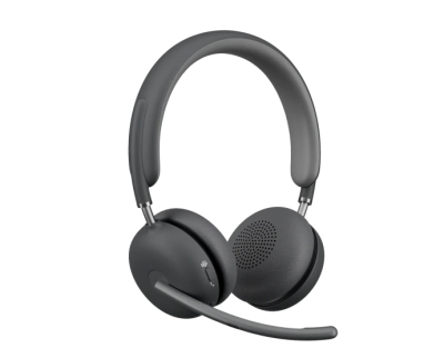 Слушалки Logitech Zone Wireless 2 Headset, Teams - GRAPHITE