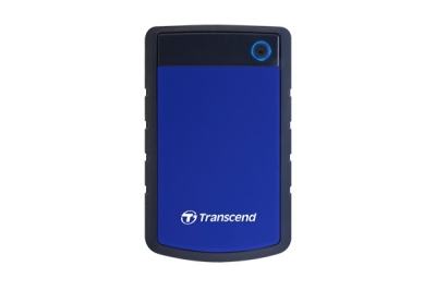 Твърд диск Transcend 1TB, 2.5" Portable HDD, StoreJet H3, Blue, Anti-shock