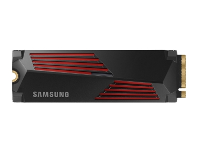 Твърд диск Samsung SSD 990 PRO 4TB Heatsink PCIe 4.0 NVMe 2.0 M.2 V-NAND 3-bit MLC, 256-bit Encryption, Read 7450 MB/s Write 6900 MB/s