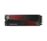 Твърд диск Samsung SSD 990 PRO 2TB Heatsink PCIe 4.0 NVMe 2.0 M.2 V-NAND 3-bit MLC, 256-bit Encryption, Read 7450 MB/s Write 6900 MB/s