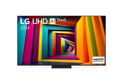 Телевизор LG 65UT91003LA, 65" 4K UltraHD TV 4K (3840 x 2160), DVB-T2/C/S2, webOS 24 Smart TV, ThinQ AI, Alpha 5 AI 4K Gen7, WiFi, HDR10 pro, HLG, ALLM/HGiG, AI Upscaling, AI Sound(Virtual 9.1.2 Up-mix), AirPlay, Quick Card, HDMI eARC, CI, LAN, USB, Blueto