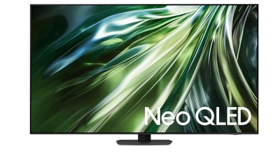 Телевизор Samsung 55" 55QN90D AI 4K QLED, SMART, Wi-Fi, Bluetooth 5.2, 3xHDMI, 2xUSB, Silver
