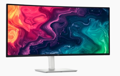 Монитор Dell S3425DW, 34" Curved  AG LED 21:9, VA, 1ms, 3000:1, 300 cd/m2, UW-QHD (3440x1440), 99% Srgb, 90% DCI-P3, USB-C, USB Hub, AMD FreeSync, HDR10, HDMI, Speakers, ComfortView, PIP, PBP, Height Adjustable, Slant, Tilt, Black
