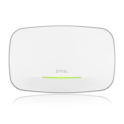 Аксес-пойнт ZyXEL NWA110BE BE6500 2x2 MU-MIMO, Dual Radio 2.4 and 5 or 6GHz, 1 x 2.5G LAN Ports, PoE+ (802.3at), Standalone/Nebula Cloud Managed Excluding Power Adapter