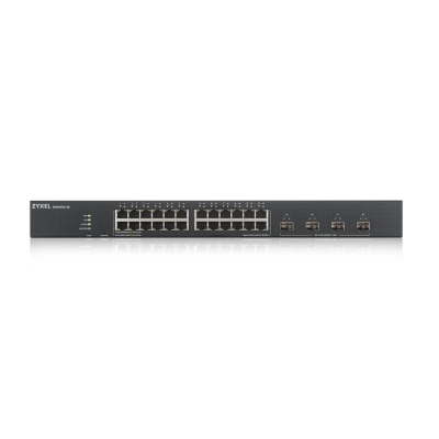 Комутатор ZyXEL XGS1935-28, 28 Port Lite-L3 Smart Managed Switch, 24x Gigabit Copper and 4x 10G SFP+, hybrid mode, standalone or NebulaFlex Cloud