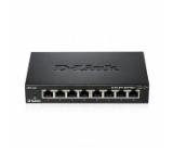 Комутатор D-Link 8-port 10/100/1000 Gigabit Metal Housing Desktop Switch