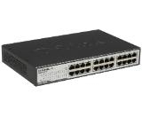 Комутатор D-Link 24-Port 10/100/1000Mbps Copper Gigabit Ethernet Switch, rack mountable