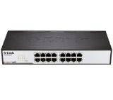 Комутатор D-Link 16-Port 10/100Mbps Fast Ethernet Unmanaged Switch, rack mountable