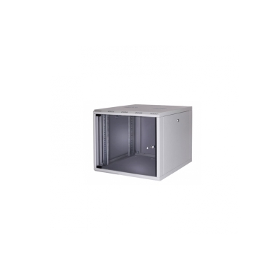 Комуникационен шкаф Formrack 19" Wall Mounted rack 9U SOHO 512/400mm, height: 448mm, loading capacity: 50kg., tempered glass door, 19" front rails