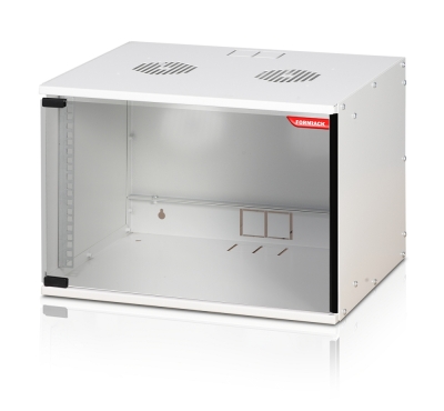 Комуникационен шкаф Formrack 19" Wall Mounted rack 7U SOHO 512/400mm, height: 358mm, loading capacity: 50kg., tempered glass door, 19" front rails