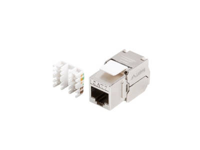 Конектор Lanberg keystone module toolless rj45 CAT.7 ftp 180°