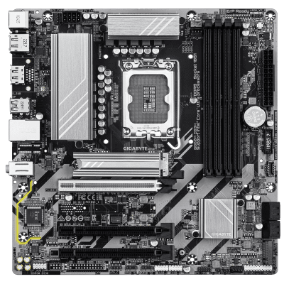 Дънна платка GIGABYTE B860M DS3H, LGA 1851