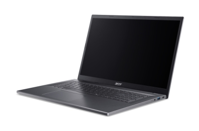 Лаптоп Acer Aspire 17, A17-51M-542K, Intel Core i5-1334U (10C/12T,up to 4.60GHz, 12MB), 17.3" FHD (1920x1080) IPS slim bezel LCD, 16GB DDR5 4600MHz,512GB PCIe NVMe SSD, Intel UMA, FHD Cam,WiFi 6E, BT 6E, Win Home 11, Steel Gray