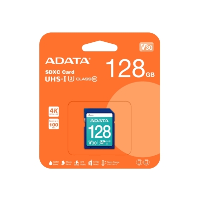 Памет ADATA 128GB SDXC UHS-I U3 V30S
