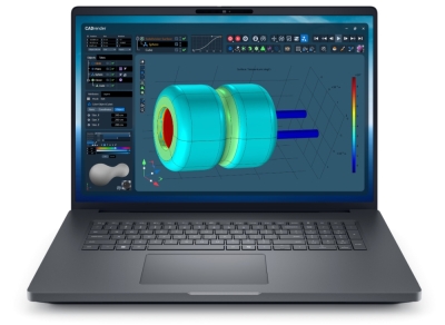 Лаптоп Dell Pro Max 18 Plus MB18250, Intel Ultra 7 265HX, vPro (13TOPS NPU, 20 cores, up to 5.30 GHz), 18" QHD+ (2560x1600) 500 nits, 32GB: 2x16GB 6400 MTs DDR5, 512GB SSD, NVIDIA RTX PRO 1000 8GB GDDR7, FHD RGB Cam and Mic, Wi-Fi 7, FPR, Backlit Kb, Win1