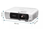 Мултимедиен проектор Epson EB-W55, Projectors, Home entertainment, USB 2.0-A, Wireless LAN IEEE 802.11a/b/g/n