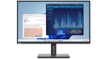 Монитор Lenovo ThinkVision T27p-30 27", IPS, WLED, AG, 4ms, 350 cd/m?, 1300:1, 3840x2160, 60Hz, Tilt, Swivel, Pivot, Height Adjust Stand, 4x USB 3.2, 1x USB-C, HDMI, DP, RJ45