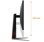 Монитор AOC 27G4HA, 27" Fast IPS WLED, 1920x1080@200Hz, 1ms GtG, 0.5ms MPRT, 300cd m/2, 1000:1, 80M:1 DCR, Adaptive Sync, FlickerFree, Low Blue Light, 2Wx2, Tilt, Height Adjust, Pivot, Swivel, 2xHDMI, DP